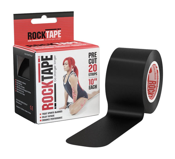 Black RockTape Pre-Cut