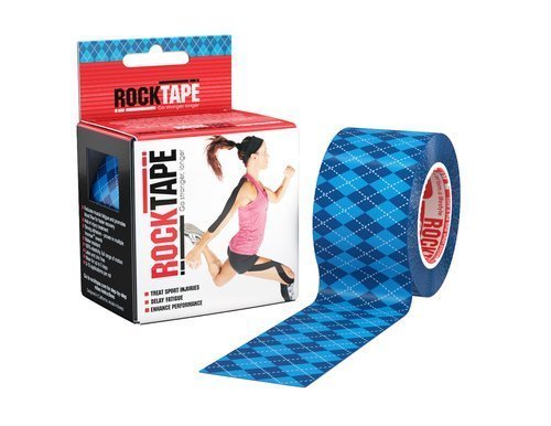 Blue argyle Rocktape