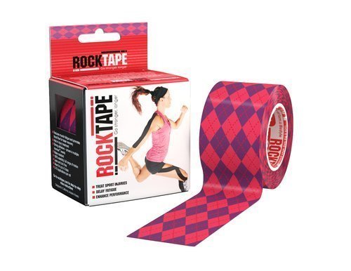 Pink argyle Rocktape